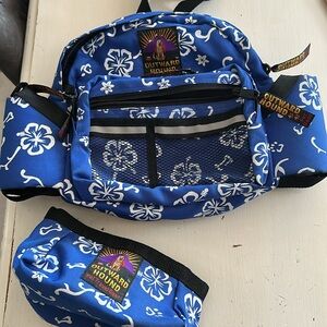 Outward Hound Blue Floral Dog pack